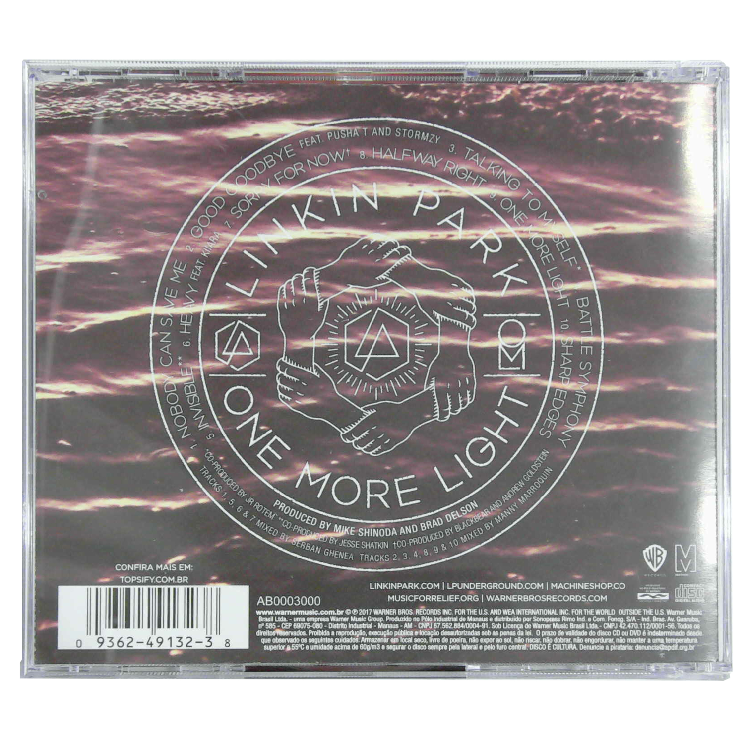 Back Picture of CD - Linkin Park - One More Light